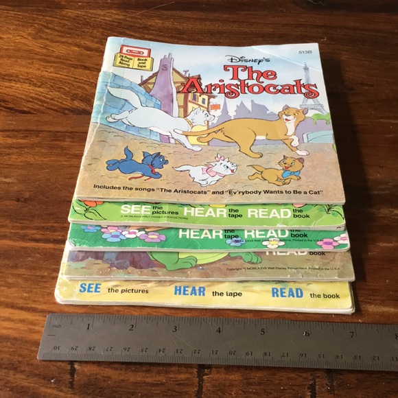 Lot of 5 Vintage Disney 24 Page Read-Along Children's Books ~ No Tapes - Picture 3 of 13